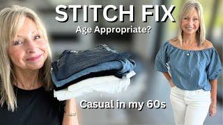 STITCH FIX Unboxing & Try On ... Casual in my 60s ... Great Fix!