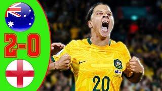 Women's International Friendly | Australia 50% vs England 90% Strength Highlights