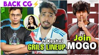 GIRLS LINE UP FT KESHVI  AKSHAT BACK CG & SPOWER JOIN MOGO