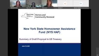 Public Hearing - New York State Homeowner Assistance Fund (HAF) Plan