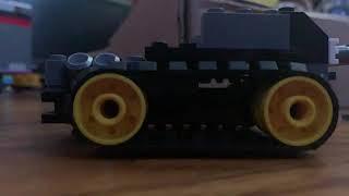 LEGO tank destroyer stop motion