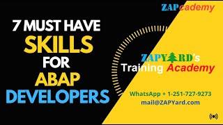 7 Skills ABAP Developers Must Have