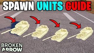 HOW TO SPAWN/DEPLOY UNITS IN BROKEN ARROW TUTORIAL (BEGINNER'S GUIDE)