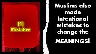 MUSLIMS make Intentional MISTAKES to change the meanings (#10)