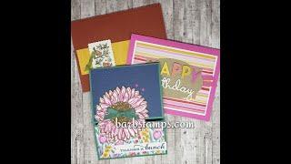 Fun Fold  Celebrate Sunflowers, Die Cut Foam Adhesive Sheets, Playful Alphabet Facebook Live