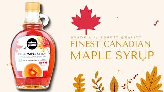 Urban Platter Pure Maple Syrup | Grade A | Product of Canada | Robust Taste