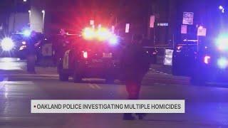 Oakland police investigating multiple homicides