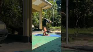 Yoga forearm stand morning routine #sunsalutation #yogapostures #yoga