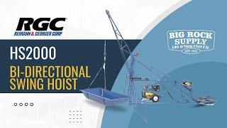 RGC - HS2000 Bi-Directional Swing Hoist | In Action