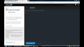 Codecademy: Javascript Lessons- 13- For Loops the basics