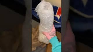 Broken Tank Glass bong unboxing #2( this was a replacement they sent me ) #tankglass #wasteofmoney