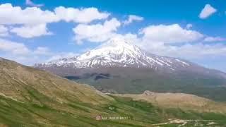 Amazing Damavand Mountain peak, Iran