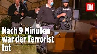 Terroranschlag in Wien: Hier wird der Terrorist abtransportiert