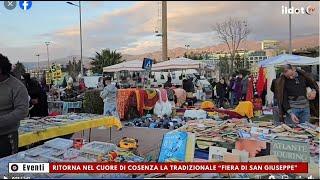 A Cosenza torna la tradizionale Fiera di San Giuseppe (18.03.24)