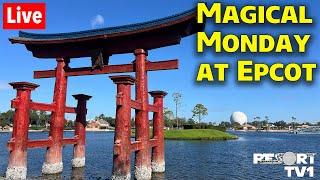 Live: Magical Monday at Epcot - Rides, Shopping & Olaf's Scavenger Hunt - Disney World Live Stream