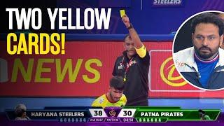 Pro Kabaddi - Two Yellow Cards in a Single Match | Devank Dalal | Haryana Steelers vs Patna Pirates