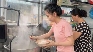 Bán Đồ Ăn Sáng Ngày Mưa Bão, Chị Kim Loan Ghé Ăn Sáng Ủng Hộ Mẹ | NĐMT#729