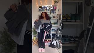 yesstyle clothing try on haul!  #yesstyle #clothinghaul #coquette #kfashion #shorts