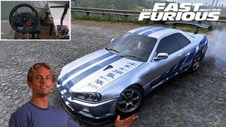 Rebuilding Nissan Skyline GTR (Brian O'Conner - Fast & Furious) - Forza Horizon 5 - Logitech G29