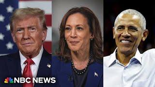 Election day countdown: Harris NBC News interview, Trump in N.C., and Obama campaigns with Walz