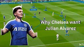 Why Chelsea want to sign Julian Alvarez |Tactical analysis| Enzo Maresca