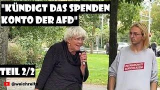 Omas gegen Rechts 2/2 "Kündigt das Spendenkonto der AfD" Leipzig 26.9.24