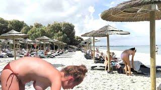 HOT DAYGREEK WOMEN AT MARMARI BEACH | GREECE KOS ISLAND 2024 | BEACH WALK 2024