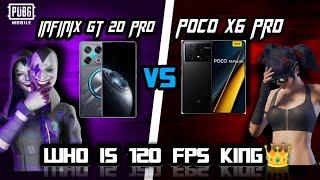 POCO X6 PROVS INFINIX GT 20 PRO! WHO IS 120 FPS KING⁉️