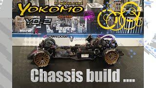 Yokomo YD-2E Plus Custom -- RWD Drift Chassis Build / assembly