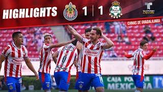 Chivas vs. Santos 1-1 | Highlights & Goals | Telemundo Deportes