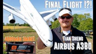 Tian Sheng - Airbus A380 - 4000mAh 3S SMART Pack - Flight, Crash, & Repairs