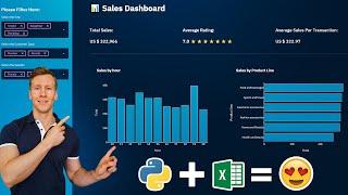 Turn An Excel Sheet Into An Interactive Dashboard Using Python (Streamlit)