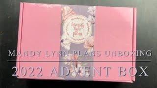 MandyLynnPlans 2022 Advent Box | Peak At New MLP Products