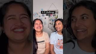 A-Z challenge w SRIJA!!️ #trendingshorts #shorts #challenges