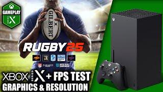 Rugby 25 - Xbox Series X Gameplay + FPS Test