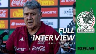 Tata Martino MexTour Full Interview... Entrevista Completa Seleccion Mexicana Futbol