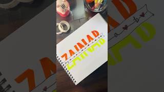 Name Lettering️ideas #handlettering #lettering #calligraphy #shorts