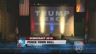 Republican vice presidential candidate Mike Pence visits Tucson