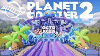 Octo Racers | Planet Coaster 2 | #planetcoaster2 #waterpark #themepark