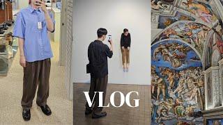 vlog | 마우리치오 카텔란 WE | 리움 미술관 | 벨리에 데님 구매 | 클랩 피자 | 한남 플로어 | 어나더 오피스 | 브라운야드 | 나도 보닐라 츄로스...‍️ |