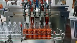 6 HEAD SERVO BASED PISTON FILLING MACHINE - Shreeji Flowtech Systems