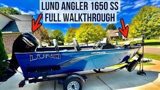 NEW Lund Angler 1650 SS FULL Walkthrough (Fully Rigged Out)