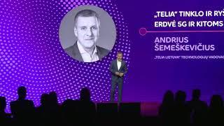 TELIA VIP ● GYVAI. Andrius Šemeškevičius. „Telia“ tinklo ir ryšių architektūra – erdvė 5G.