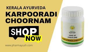 Kerala Ayurveda Karpooradi Choornam|made of herbs and camphor| helps in chronic respiratory problems