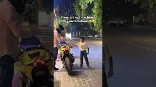 ZX10R kids reaction every middle class boys dream bike zx10r ninja zx10r loud exhaust kids reaction