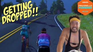 Dropped TWICE on Zwift...