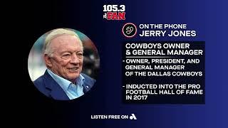 Jerry Jones on 105.3 The Fan 11-21-24 | Dallas Cowboys 2024