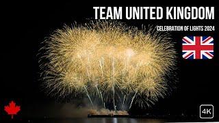 Team UK  Honda Celebration of Lights 2024 [FULL VIDEO 4K] #vancouver #fireworks #unitedkingdom