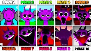 New True All Phases in Incredibox Sprunki - Phase 1 VS Phase 2 VS Phase 3 VS Phase 4 VS Phases 5-10