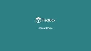 Your Account in FactBox